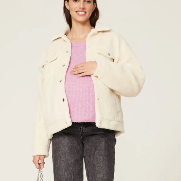 XS - SPLENDID - Lilac Wool Maternity Sweater Natalia Rent the Runway $168 msrp - Picture 7 of 10